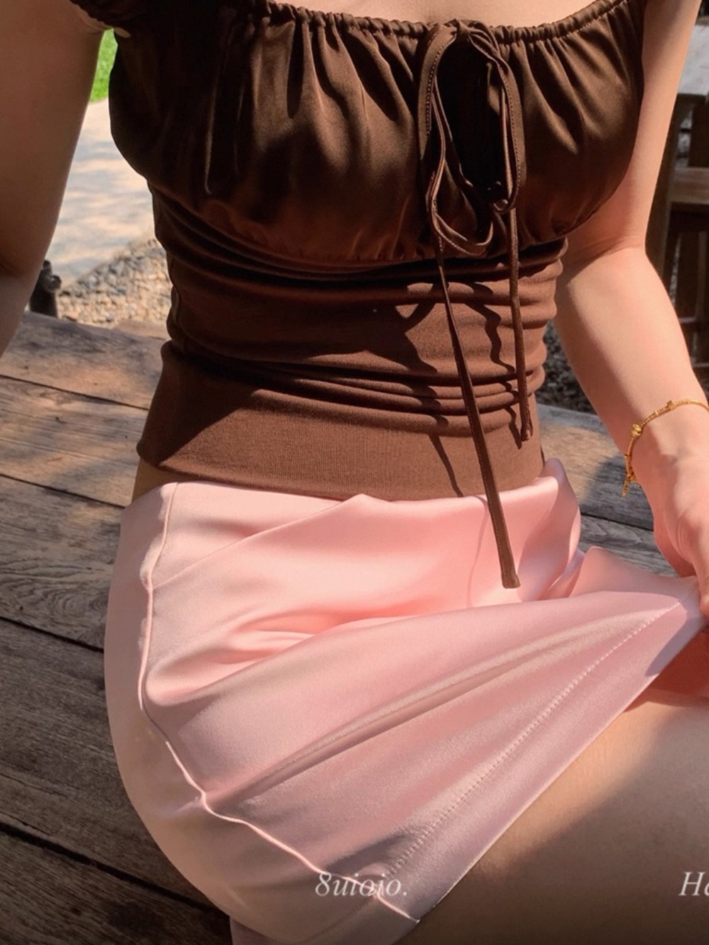 Pink Mini Skirt - Picture 2 of 3